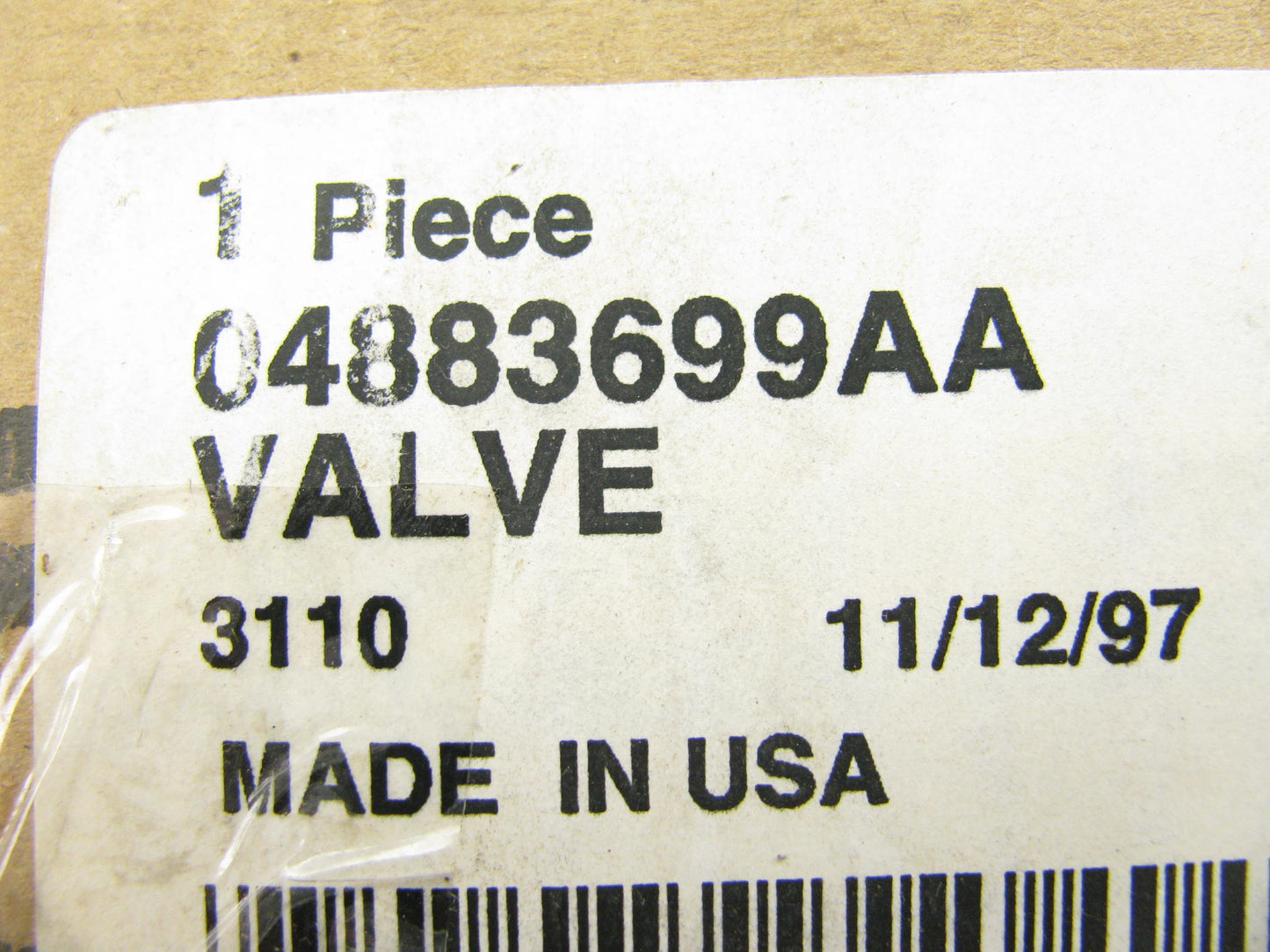 (x10) OEM 4883699AA Competition Group Intake Valve .003 O/S For 97-00 Viper