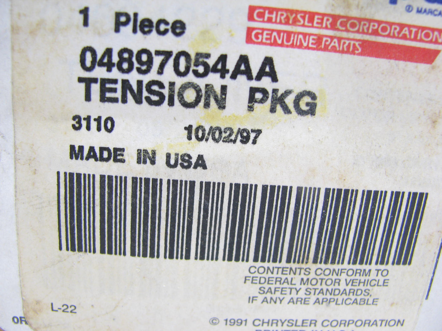 OEM Engine Timing Belt Tensioner 4897054AA