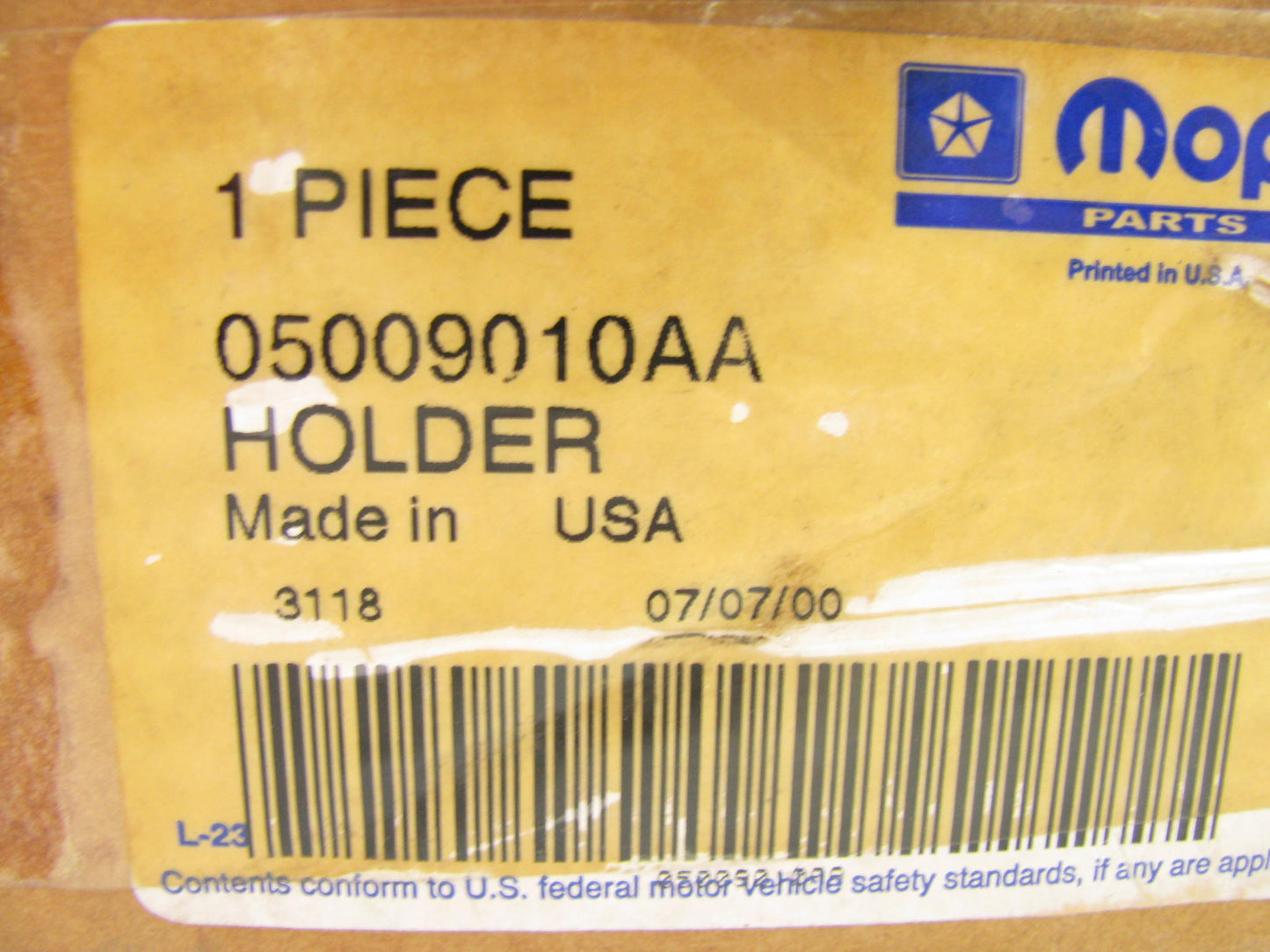 OEM Front Console-Coin Holder 5009010AA For 01-03 Town & Country Caravan