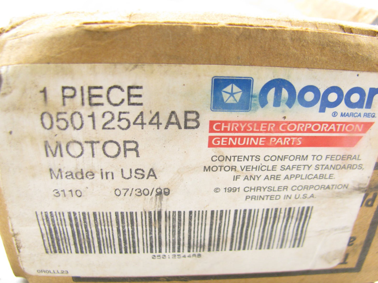 NEW OEM Front Right RH Power Window Motor For 99-00 Chrysler 300M, LHS, Concorde