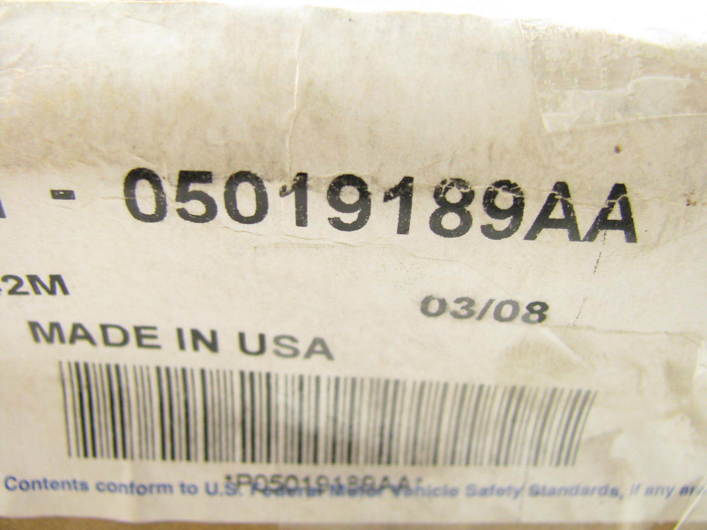 NOS OEM HVAC Rear Blower Motor Resistor 5019189AA