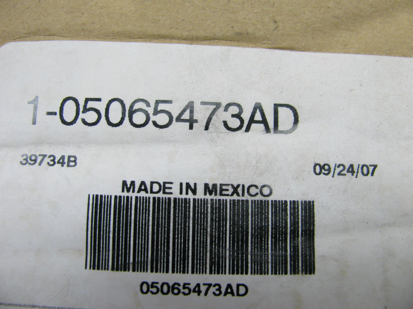 NEW OEM LH Rear Window Regulator W/motor 5065473AD