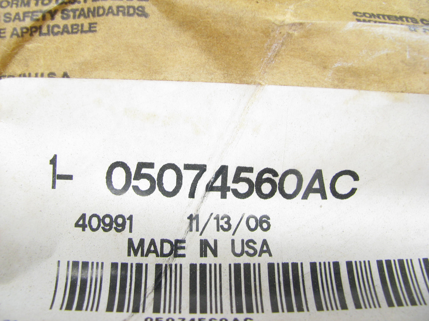 NOS OEM Right Front Door Glass Run 05074560AC For 11-14 Chrysler 200