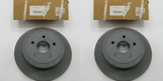 (2) GENUINE OEM For Mopar 5085650AA REAR Disc Brake Rotors