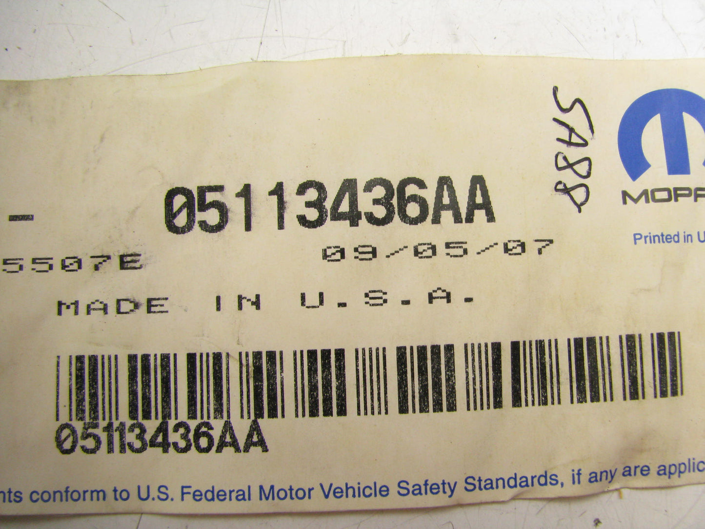 NEW - OEM Mopar 5113436AA Roof Rack Side Rail End Caps Cover Kit