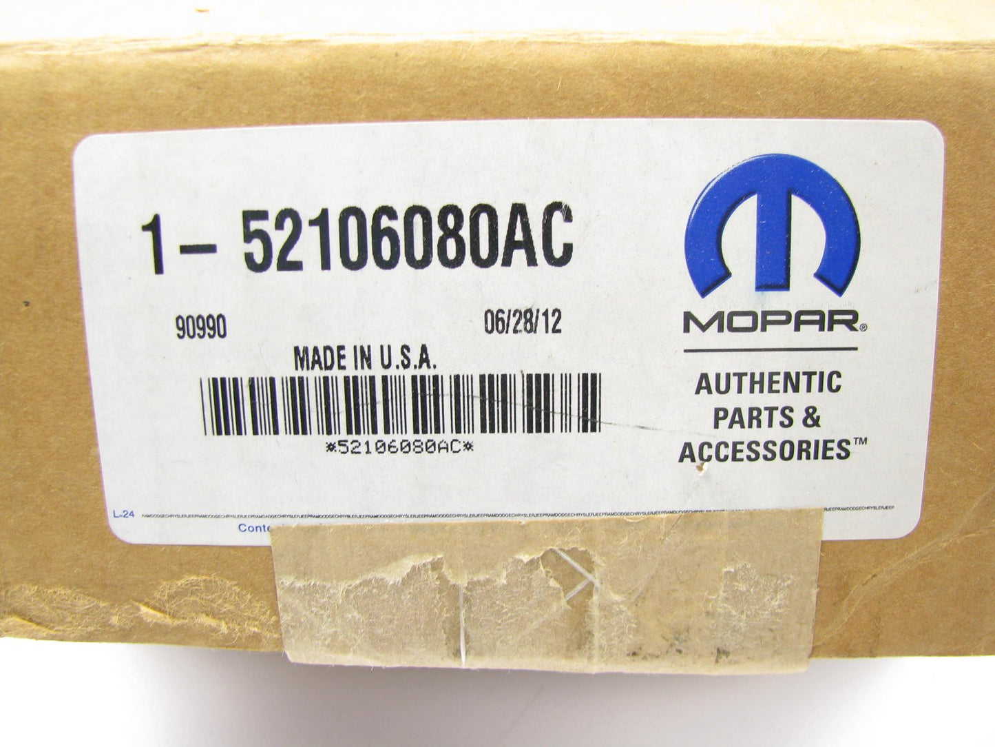 NEW - OEM Rear Single Shock For 1998-2001 Ram 1500 52106080AC