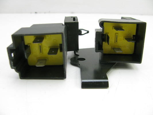 OEM Multi-purpose Relay 4-pin Pair On Bracket HVAC Clutch, Fuel Pump, 5234324