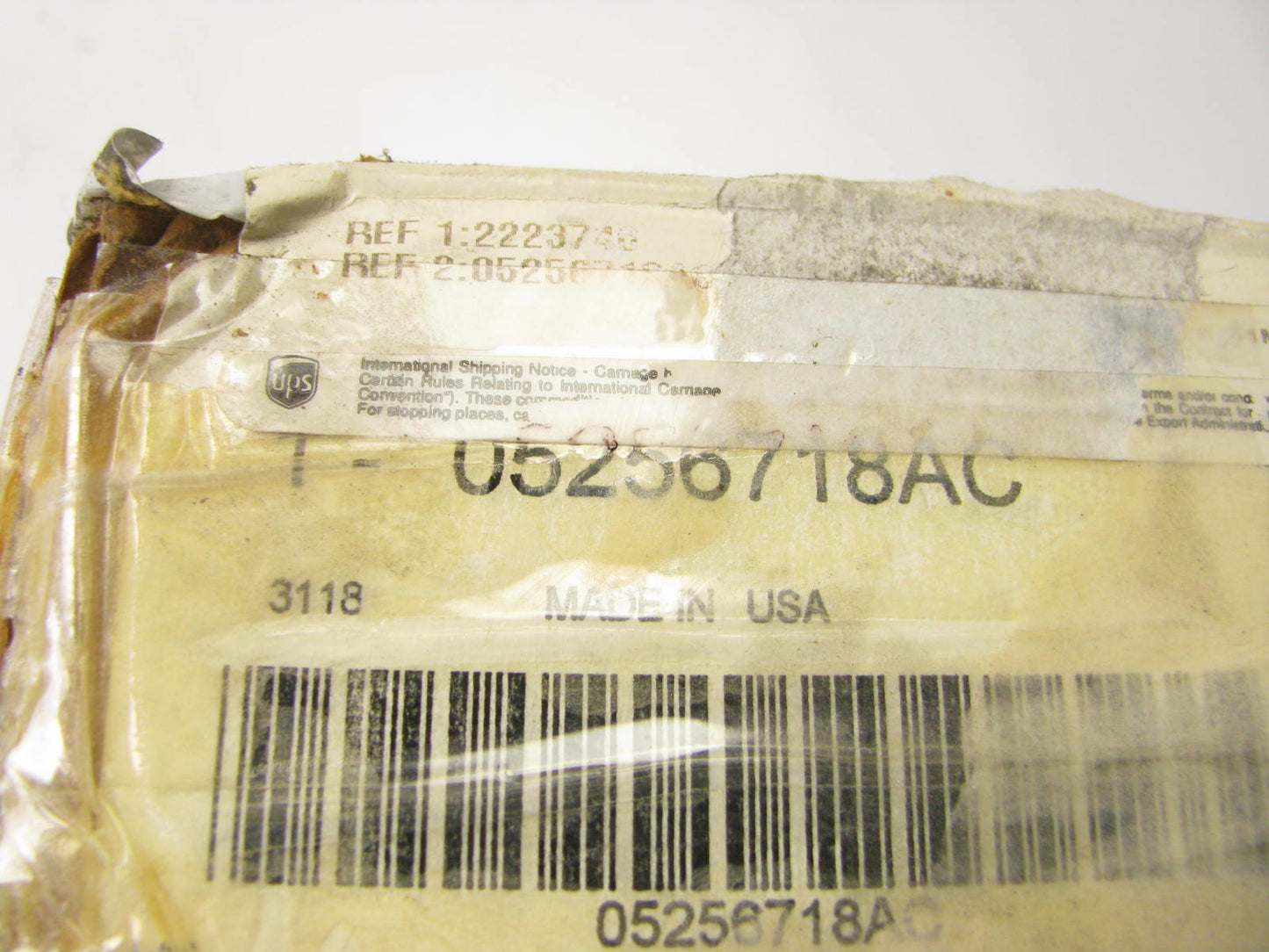OEM Convertible Top Upper Corner Molding 5256718AC For 96-01 Sebring