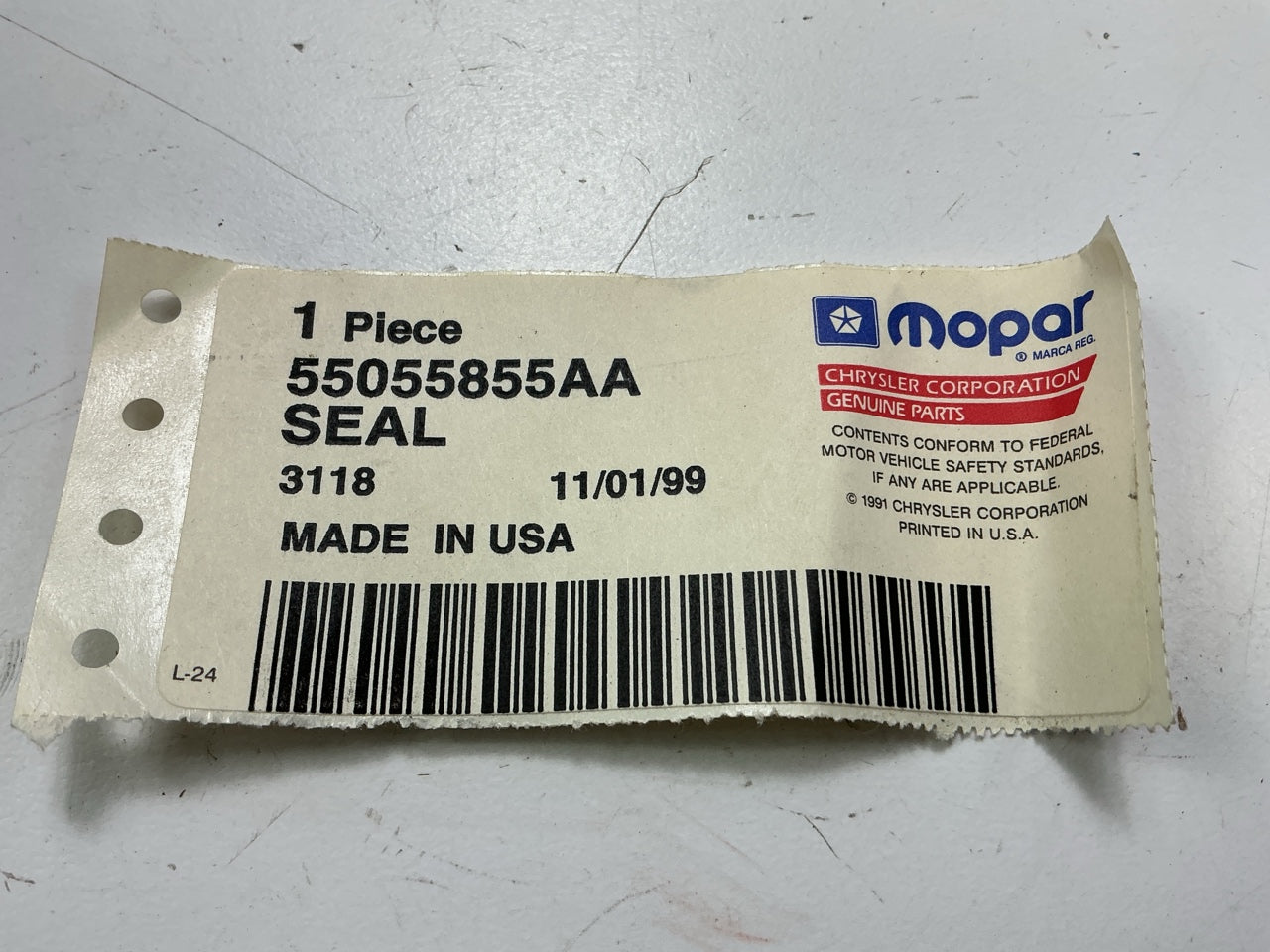 Mopar 55055855AA Engine Top Cover Weatherstrip Seal For 1994-1997 Dodge Van