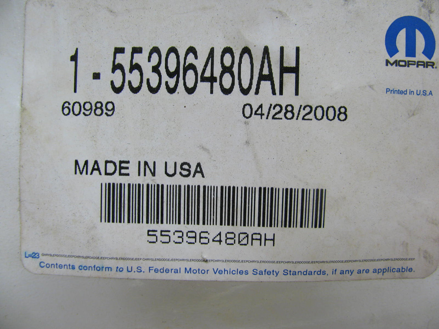 NEW 55396480AH FRONT Window Regulator And Motor OEM For 2008 Jeep Commander