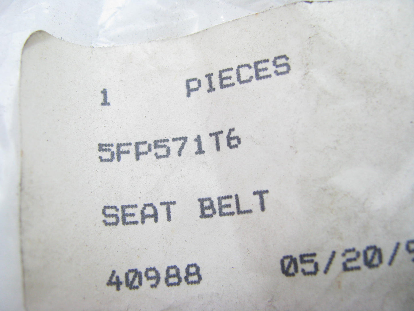 NEW OEM Left Front Belt Buckle 5FP571T6 For 94-98 Jeep Grand Cherokee