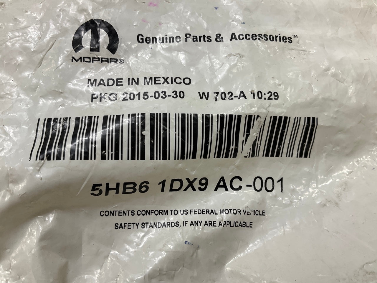 NEW OEM Mopar 5HB61DX9AC Master Front Left Power Window Door Lock Switch