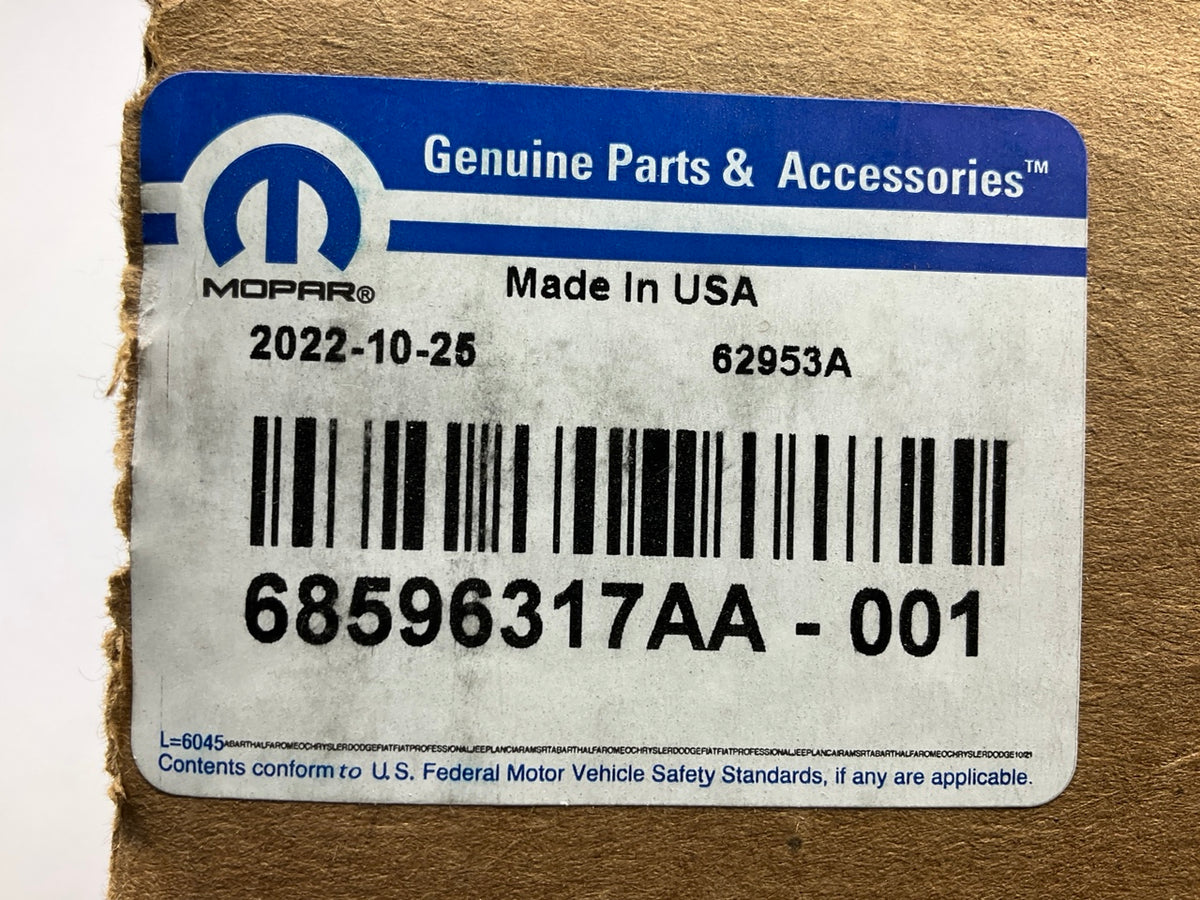 NEW GENUINE OEM For Mopar 68596317AA Engine Oil Filter Oil Cooler Housing