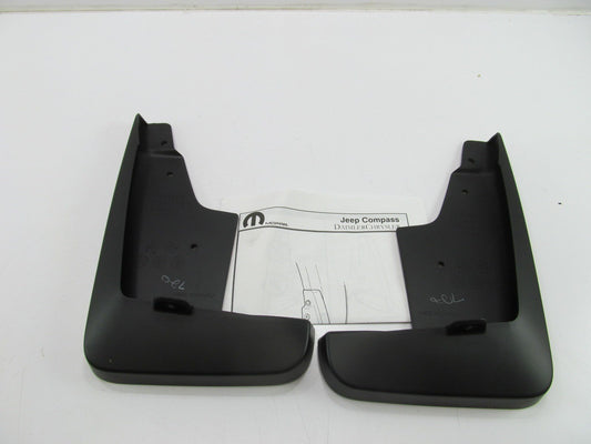 NEW OEM Deluxe Molded Front Splash Mud Guards For 07-10 Jeep Compass 82209894