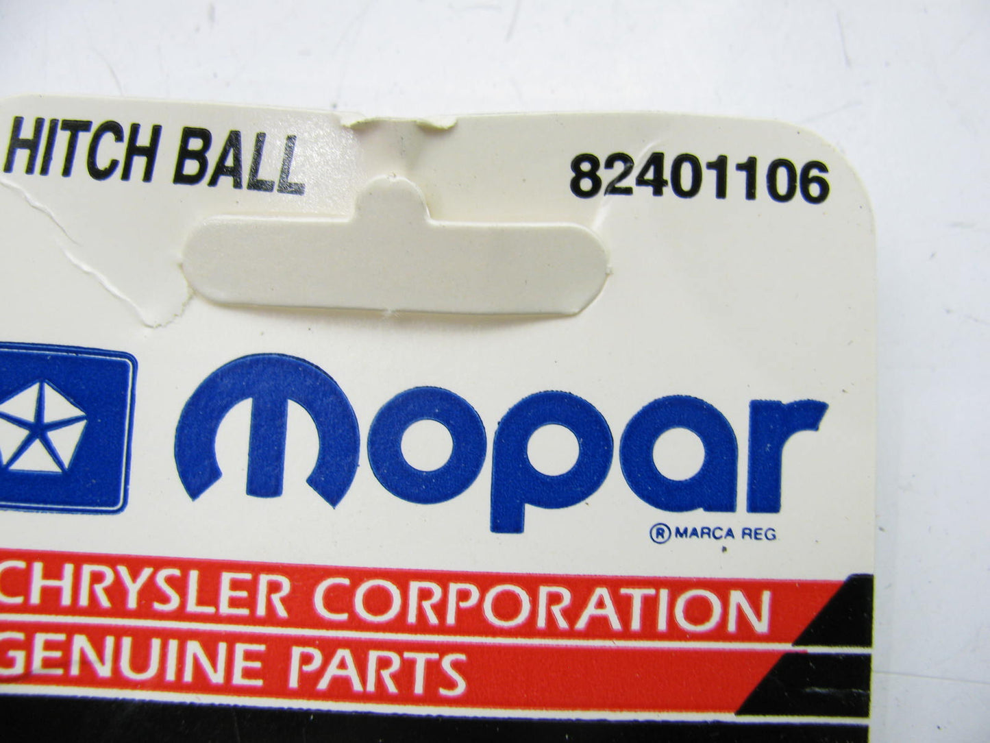 NEW - OEM 82401106 Towing Trailer Ball, 2'' X 2-7/8'' Shank For Mopar