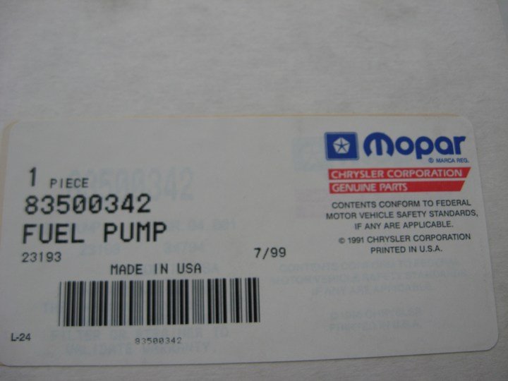 NOS - OEM 83500342 Carburetor Vacuum Idle Stop Solenoid For 1981-86 Jeep CJ5
