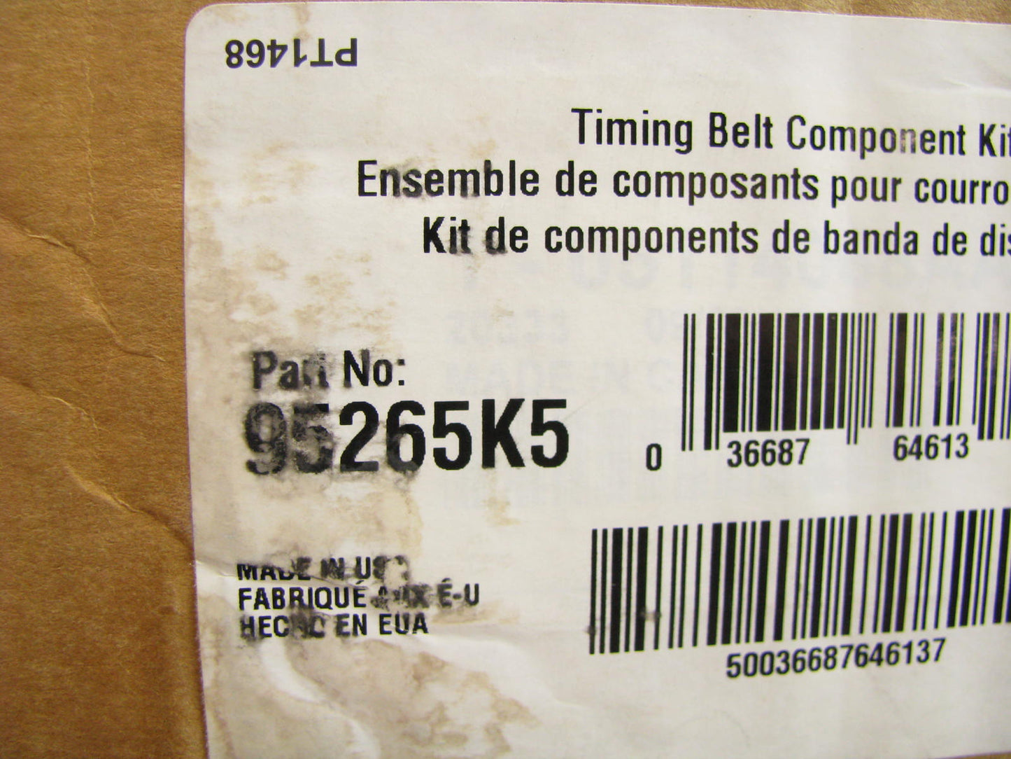 NEW GENUINE OEM Engine Timing Belt Kit For 01-02 Voyager Caravan 2.4L