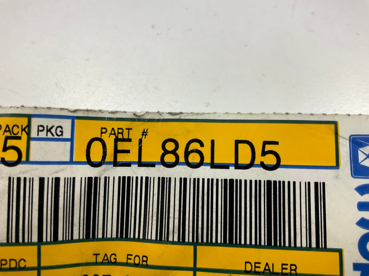 NOS OEM Mopar EL86LD5 Rear Right Quartz Seat Belt For 1992-1994 Dodge Shadow