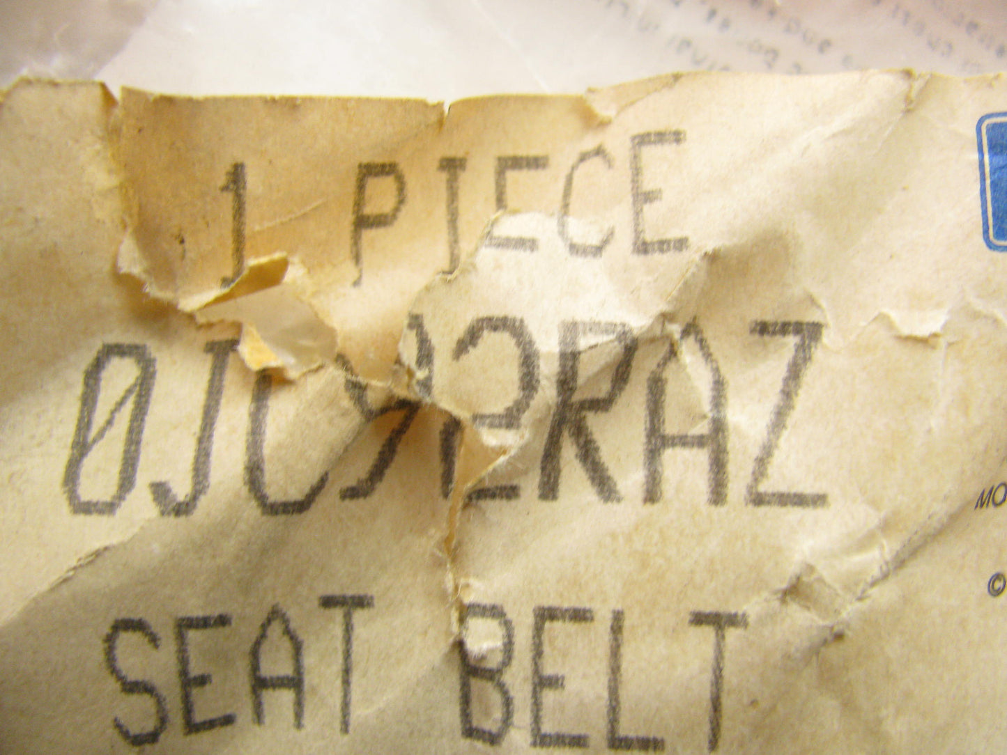 NOS OEM Rear Safety Belt Retractor JC92RAZ For 94-95 Carvan, Town & Country