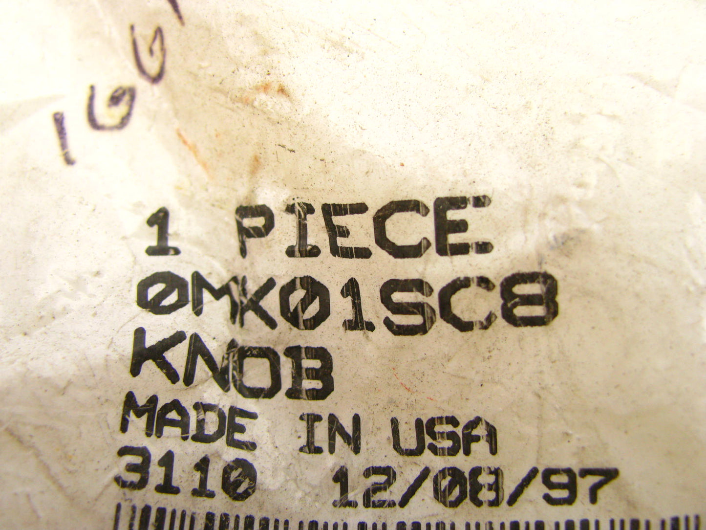 NOS HVAC Panel Control Knob MK01SC8 For 1995-1996 Dodge Neon