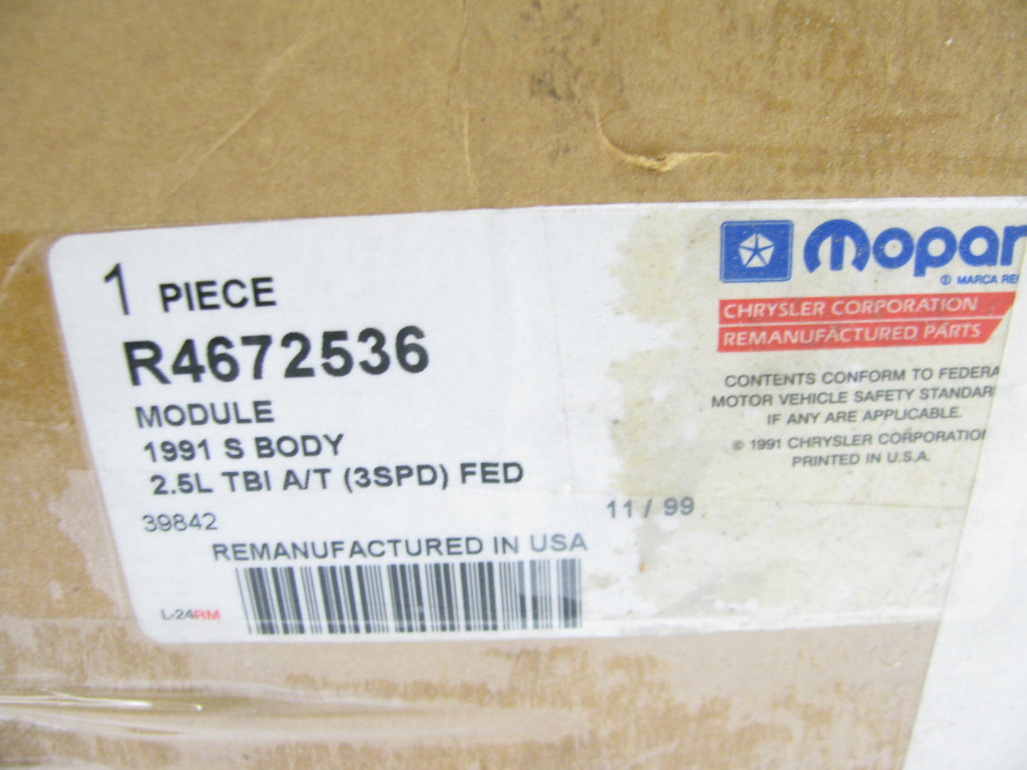 OEM Engine Control Module/ECU/ECM/PCM R4672536 - CORE -