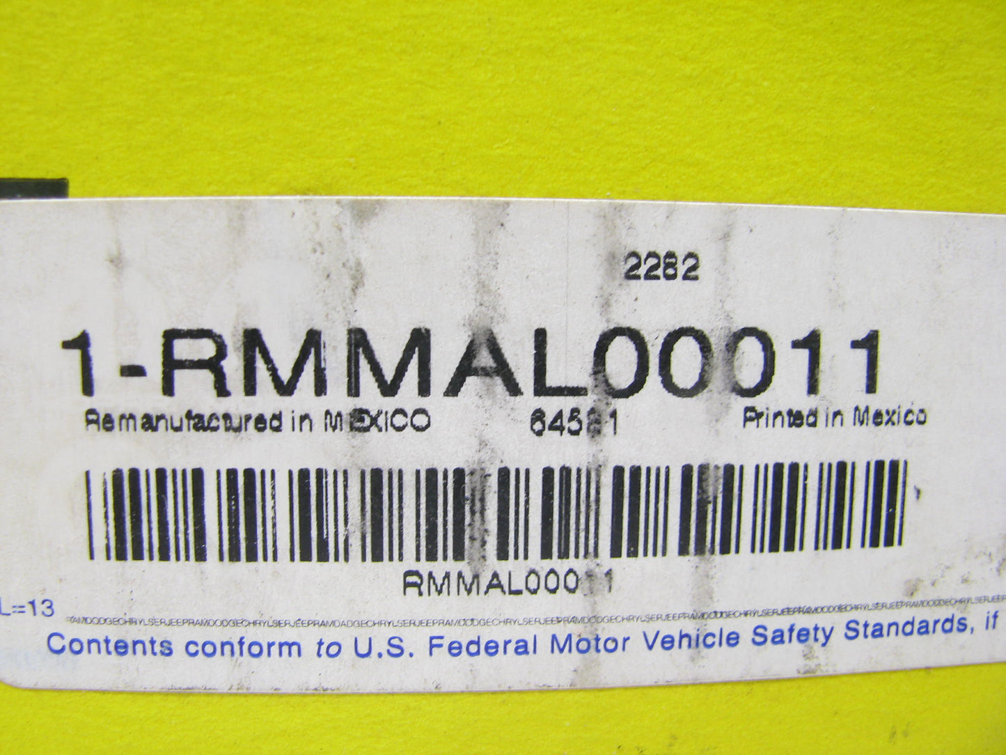 Magneti Marelli RMMAL00011 Reman Alternator