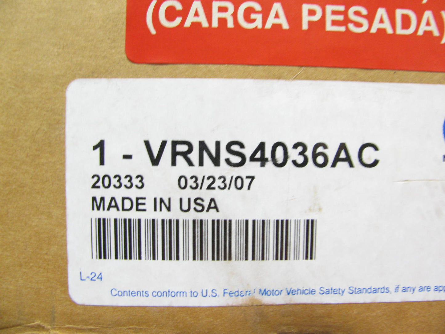 OEM Rear Disc Brake Kit, Rotors, Pads, Parking Brake Shoes VRNS4036AC