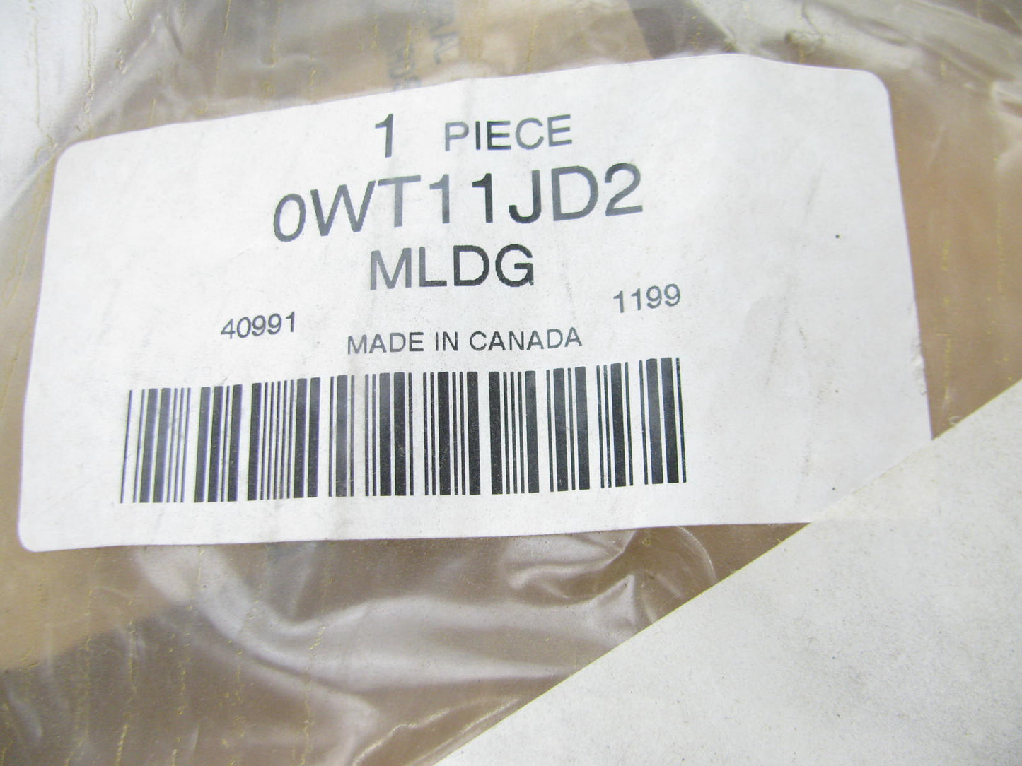 NOS OEM Front Left Chrome Fender Wheel Opening Molding Trim WT11JD2