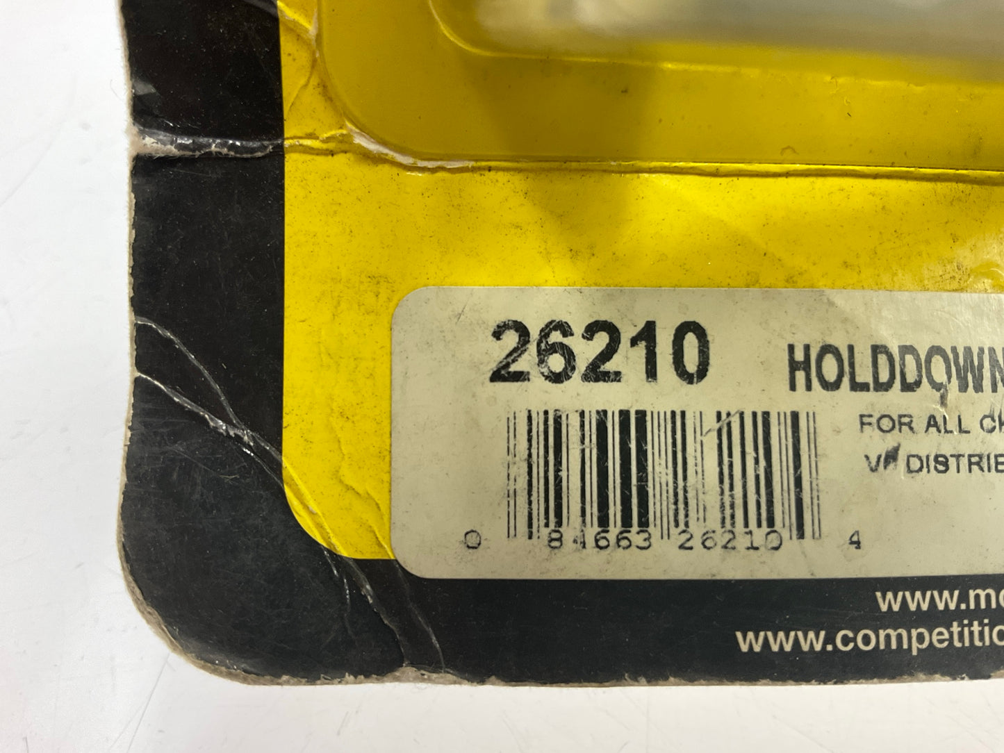 MOROSO 26210 Chrome Chevrolet Distributor Hold Down Clamp For HEI BBC And SBC