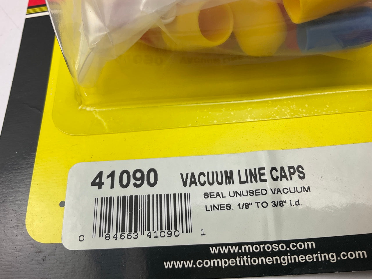 Moroso 41090 Vacuum Line Caps - 1/8'' To 3/8'' ID