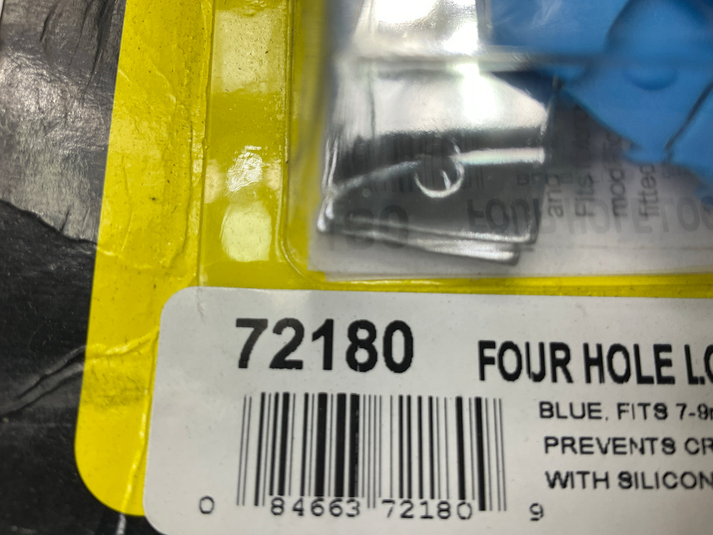 Moroso 72180 (Kit) Spark Plug Wire Loom Blue / Chrome 4 Wire Valve Cover Mount