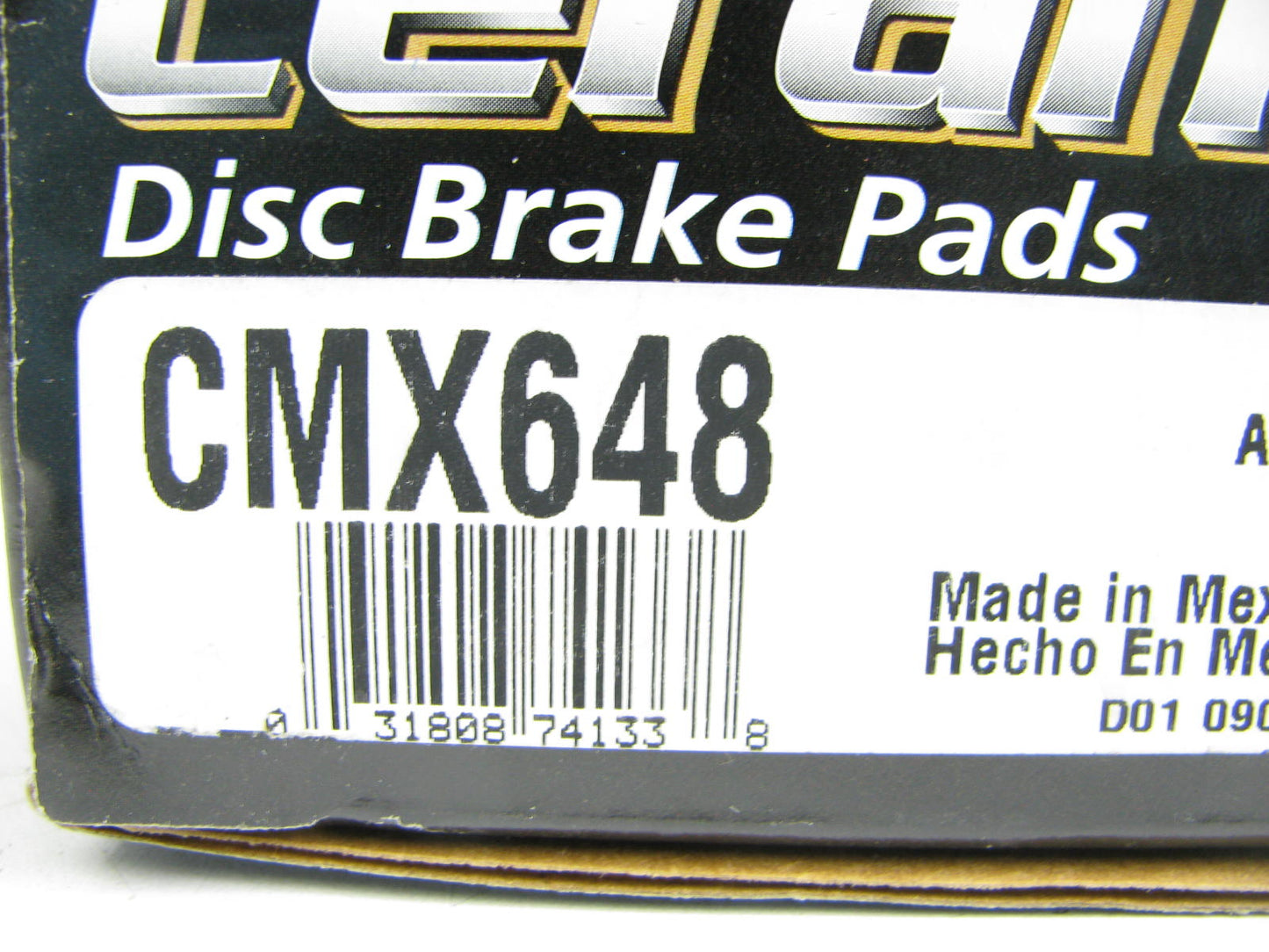 Morse CMX648 Front Disc Brake Pad Set - Ceramic