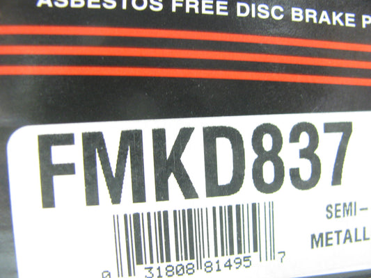 Morse FMKD837 Front Semi-Metallic Disc Brake Pads 2000-2004 Volvo S40 & V40