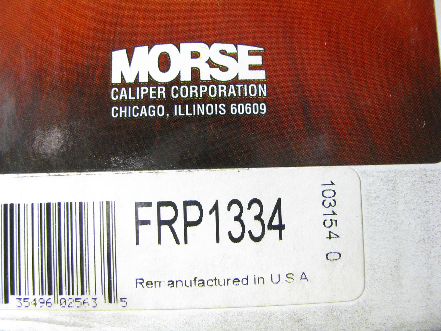 Morse FRP1334 Reman Front Brake Caliper Set 1990-97 Honda Accord 97-99 Acura CL