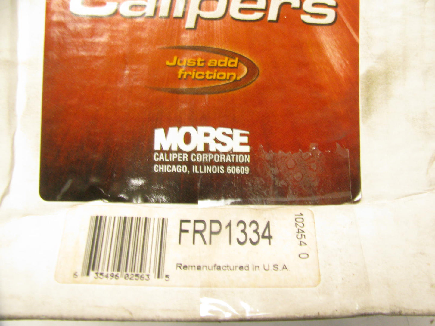 Morse FRP1334L Remanufactured Disc Brake Caliper - Front Left