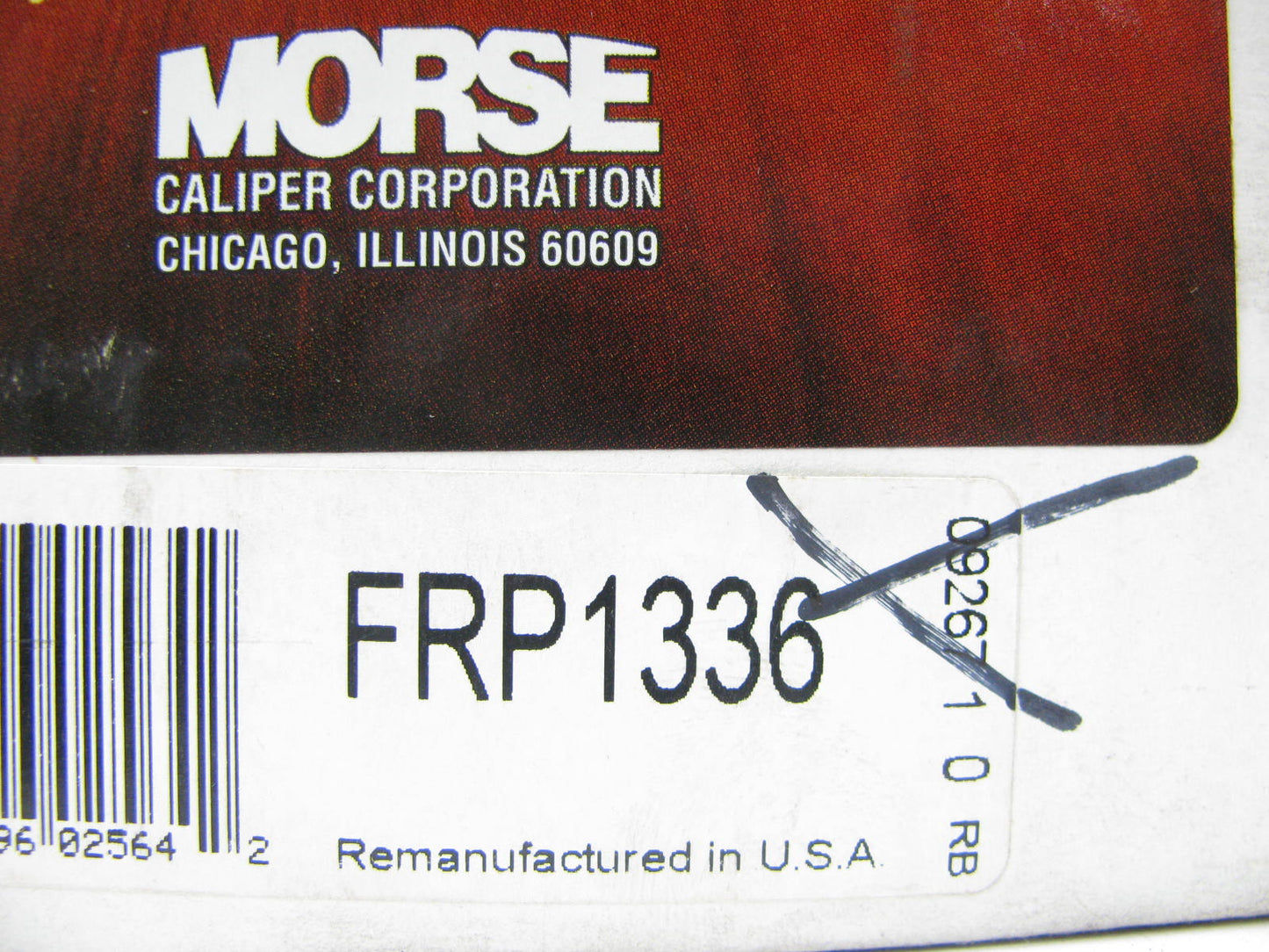 Morse FRP1336 Remanufactured Disc Brake Caliper Set - Front