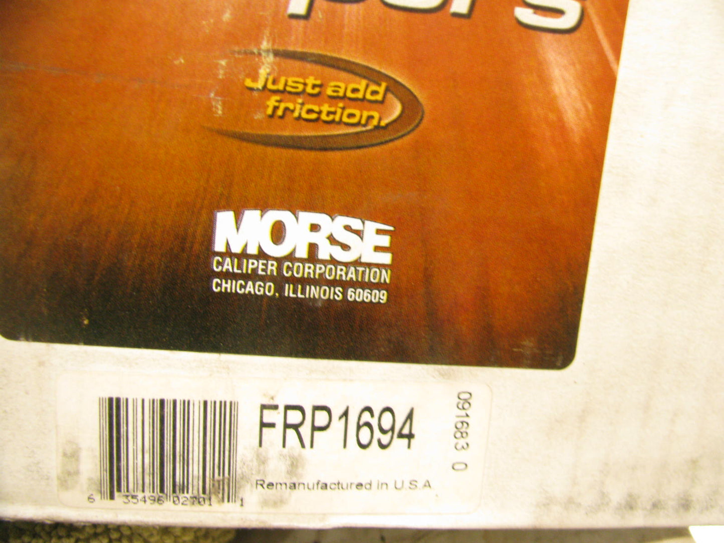 Morse FRP1694L Remanufactured Disc Brake Caliper - Front Left