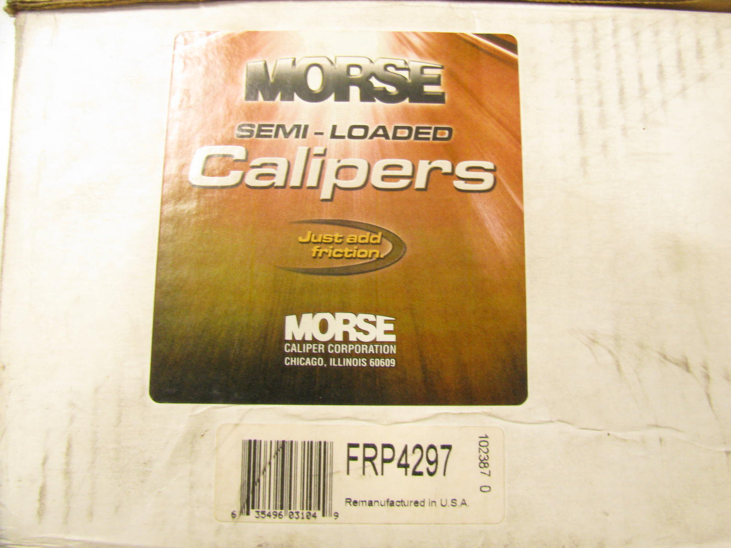 Morse FRP4297 Remanufactured Disc Brake Caliper Set - Front
