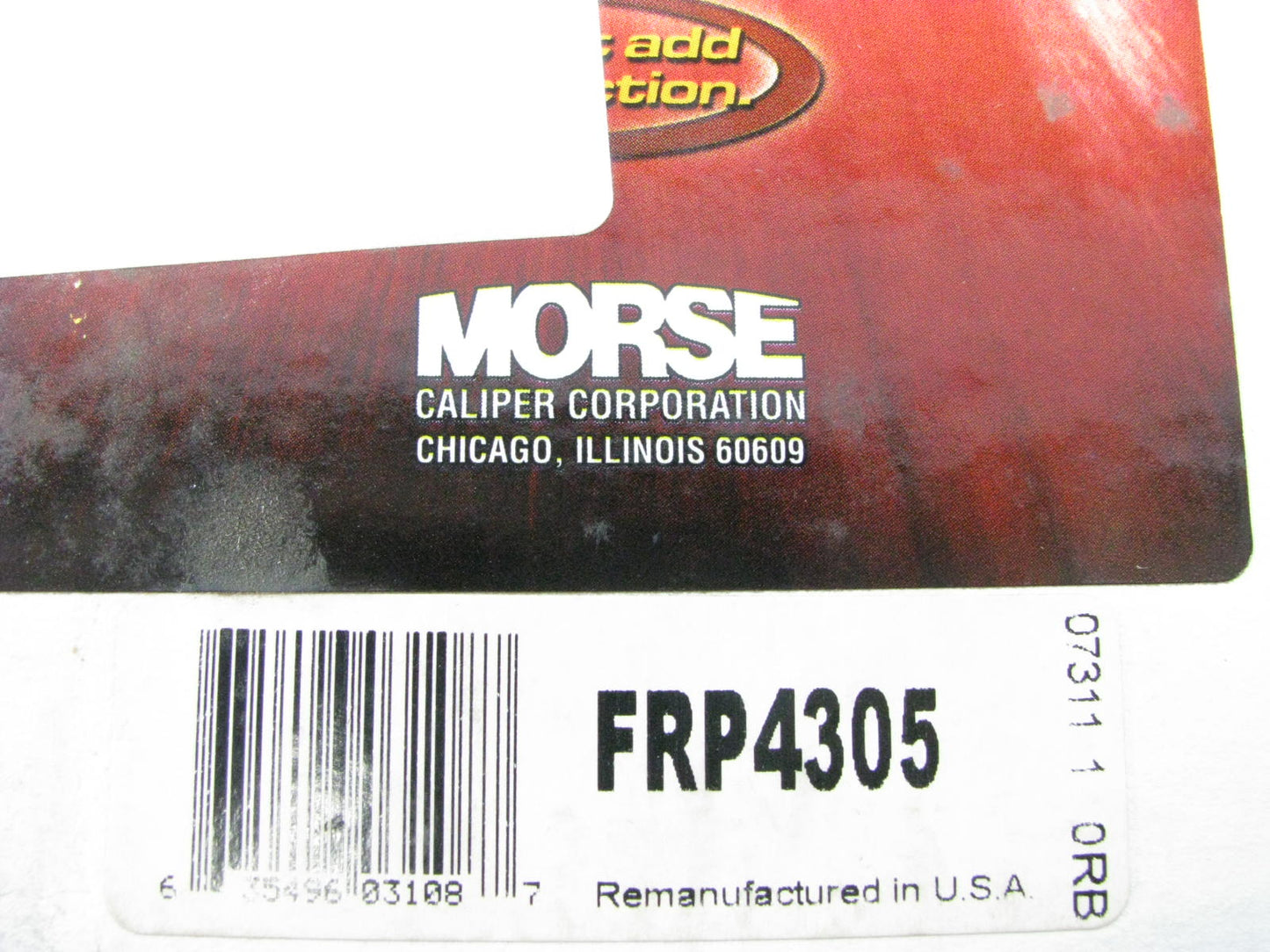 Morse FRP4305 Remanufactured Disc Brake Caliper Set - Rear