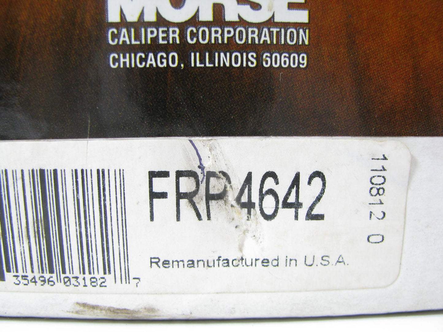 Morse FRP4642 Remanufactured Disc Brake Caliper Set - Front