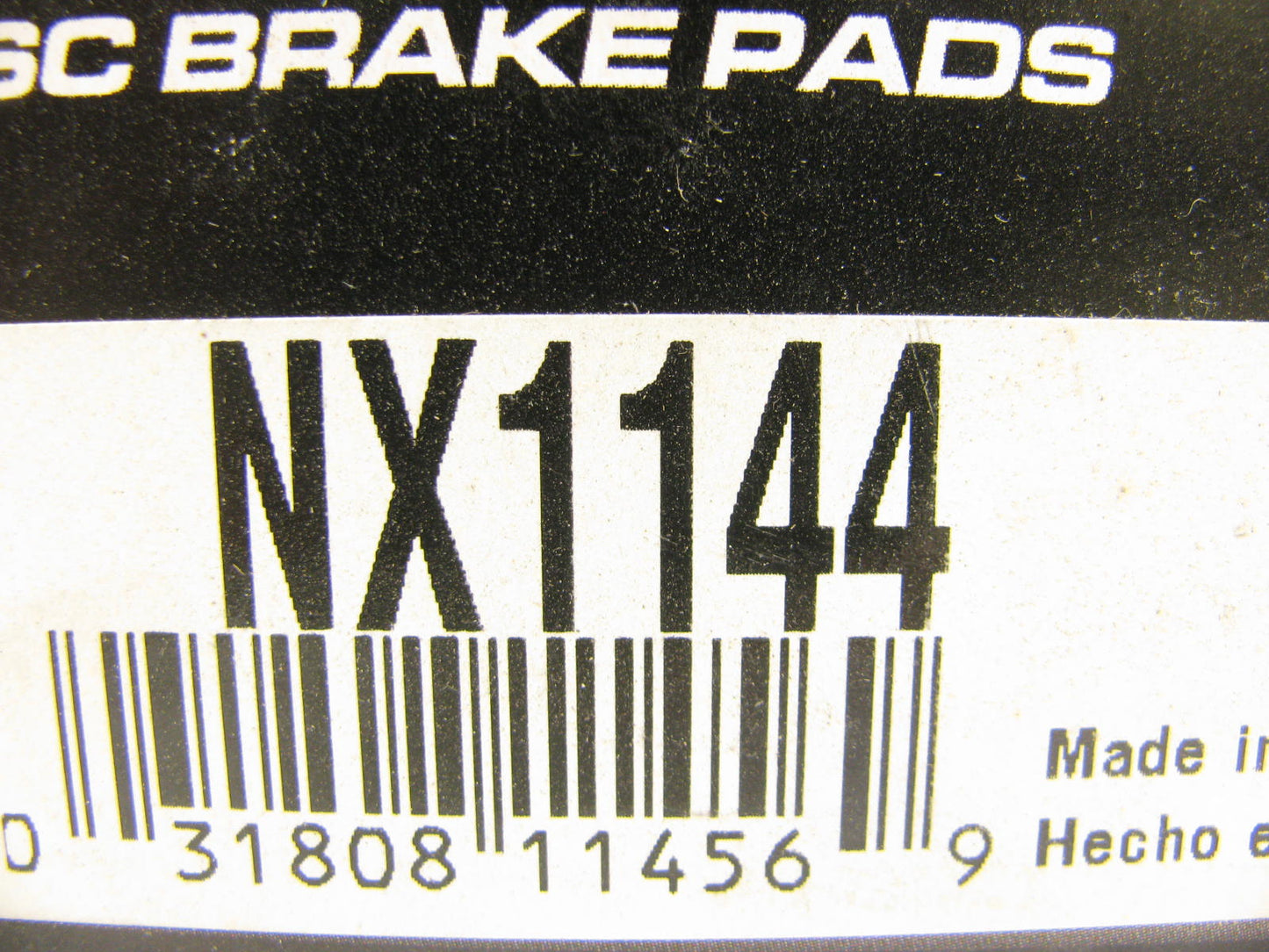 Morse NX1144 Front Brake Pads For 1995-1997 Nissan Pickup 4WD ONLY