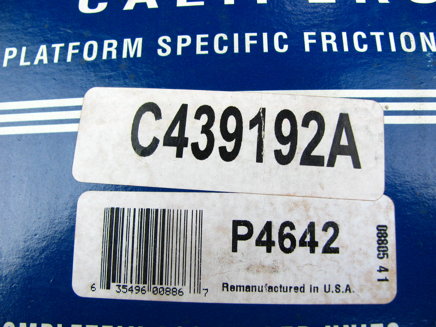 REMANUFACTURED Morse P4642 Front Disc Brake Caliper Set Loaded With Brake Pads