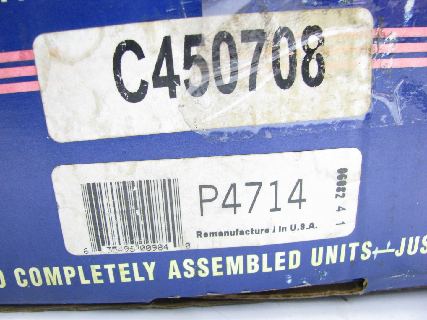 REMAN. Morse P4714-NO PADS Brake Caliper Set - Front Left & Right, Without Pads