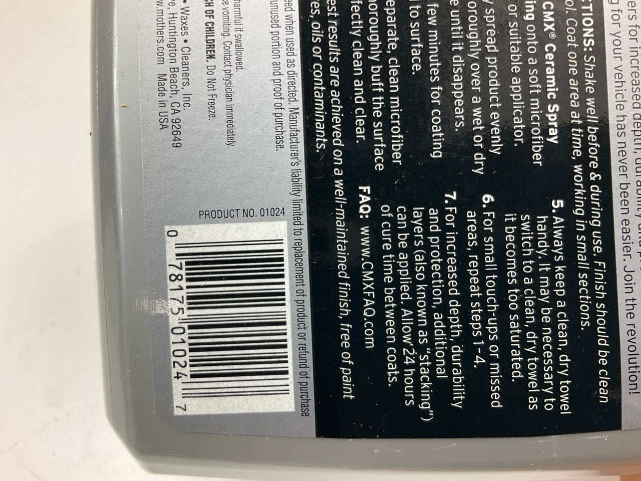 (2) Mothers 01024 CMX Ceramic Spray Coating, 24 Fl. Oz. Each
