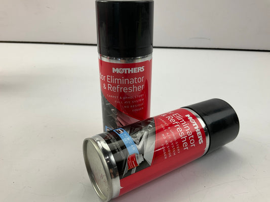 (2) Mothers 06811 Odor Eliminator & Refresher, New Car Scent No Residue Fogger