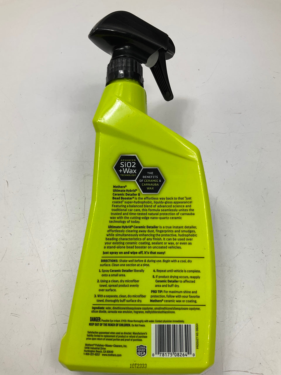Mother's 08264 Ultimate Hybrid Bead Booster Ceramic Detailer W/ Si02 Wax - 24oz