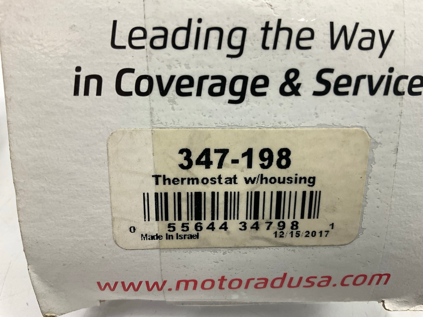 MISSING GASKET - Motorad 347-198 Engine Coolant Thermostat & Housing 198 Degrees