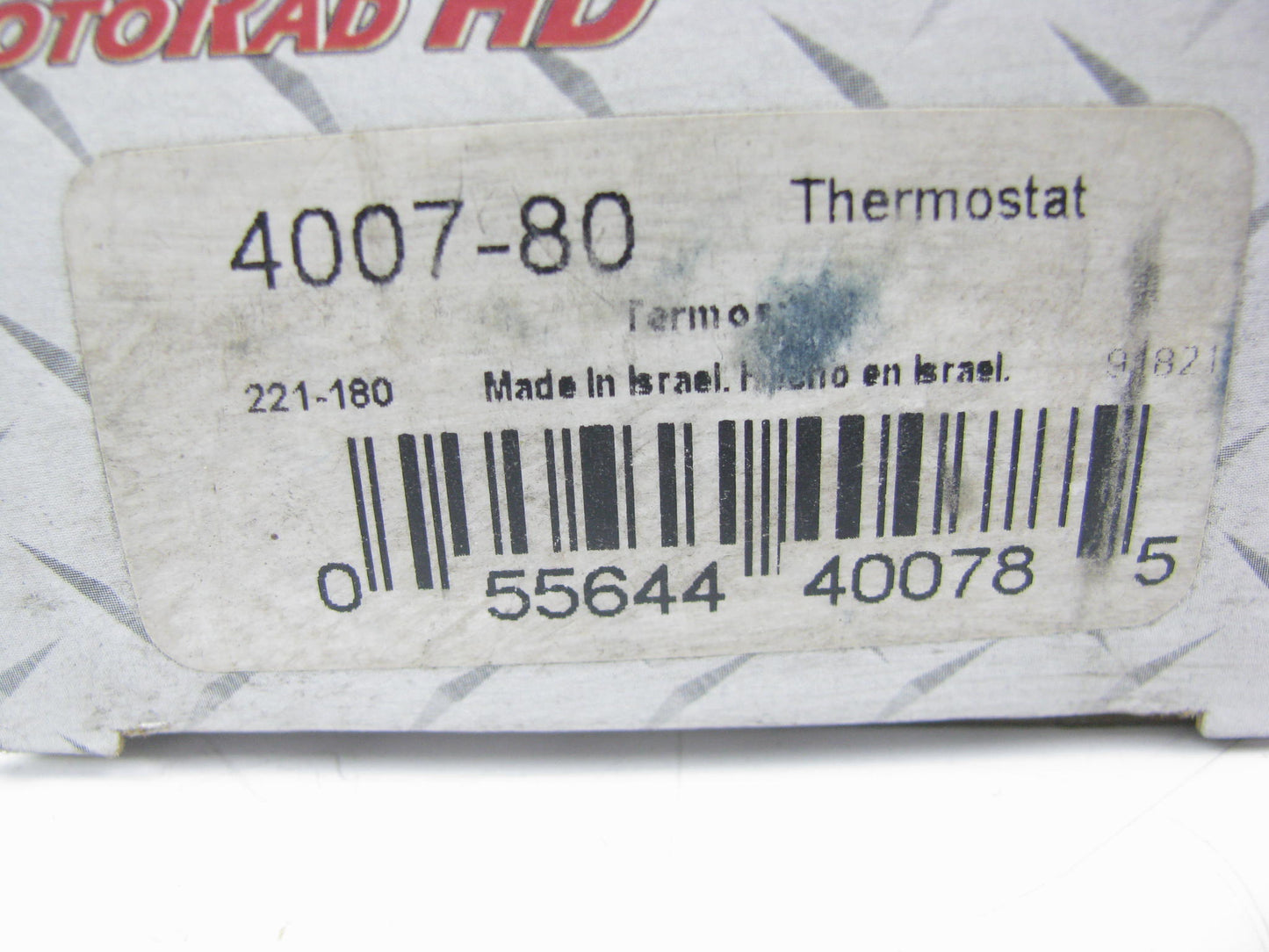 Motorad 4007-80 Engine Coolant Thermostat - 180 Degree