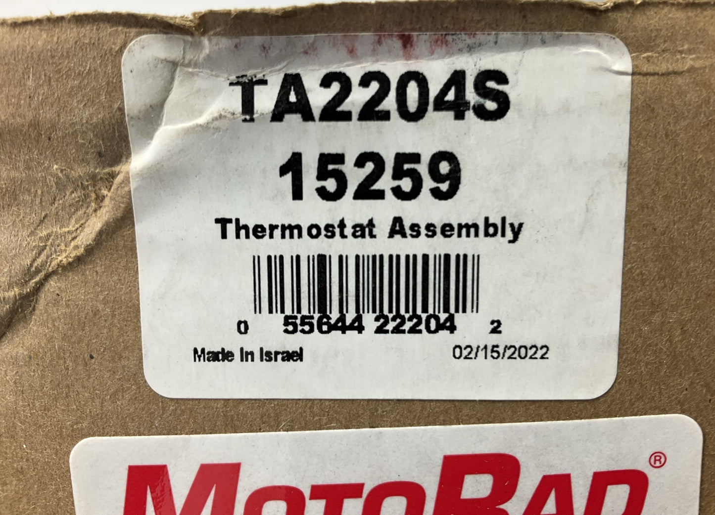 Motorad TA2204S Engine Coolant Thermostat Housing Assembly