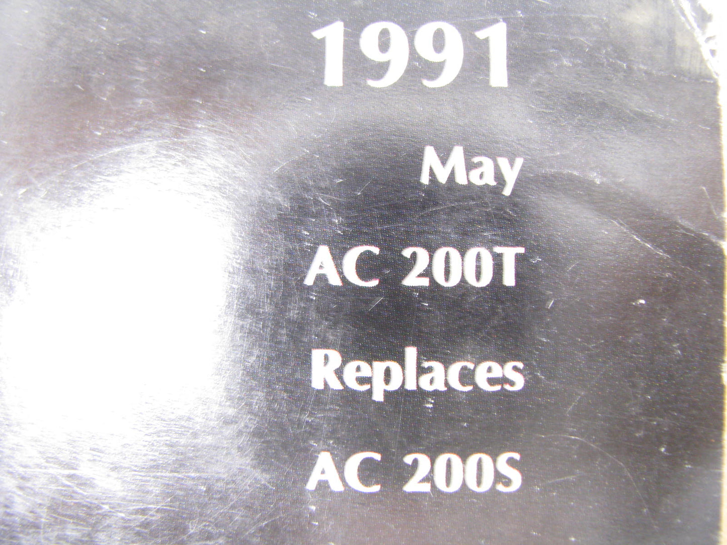 motorcraft AC200T A/C Air Conditioning Parts Catalog - May 1991